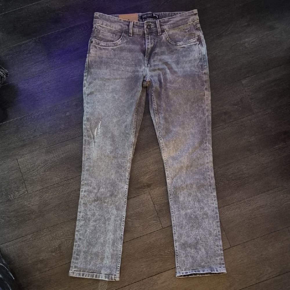 BUFFALO- GREY  WASHED DENIM